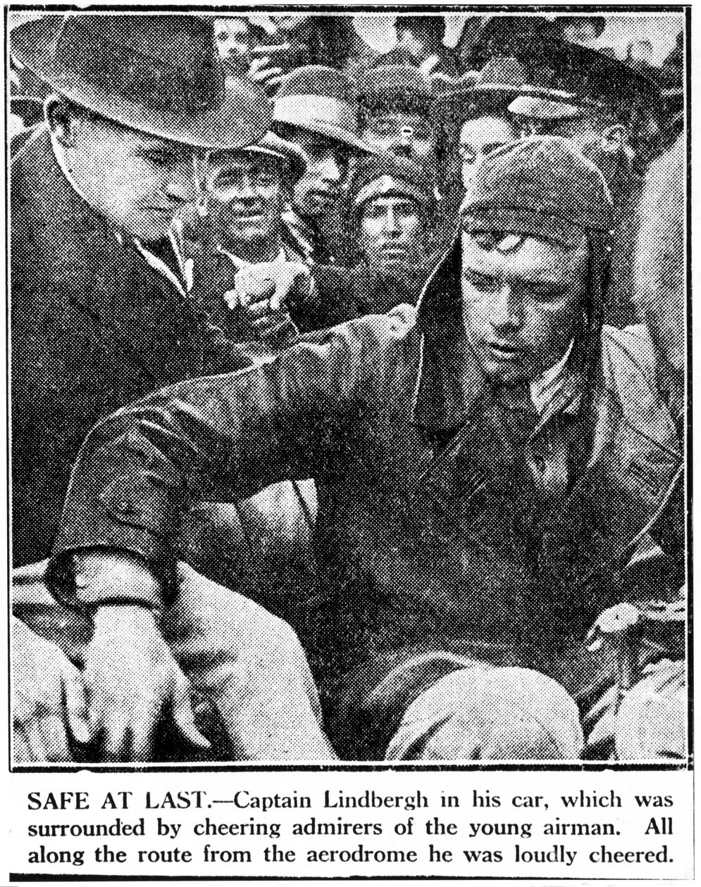 Charles Augustus Lindbergh, piloto estadounidense, c 1920s de Ferdinand Georg Waldmuller