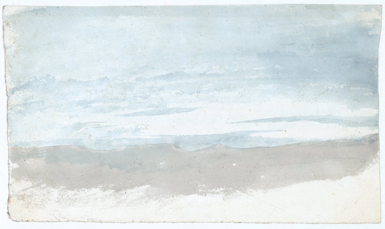 Estudio de nubes por Luke Howard, c 1808-1811 de Frederick (attr. to) Barnard