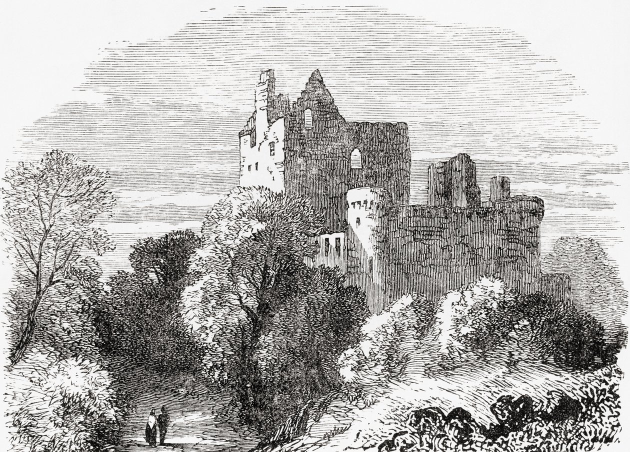 Castillo de Craigmillar, Edimburgo, Escocia de . .