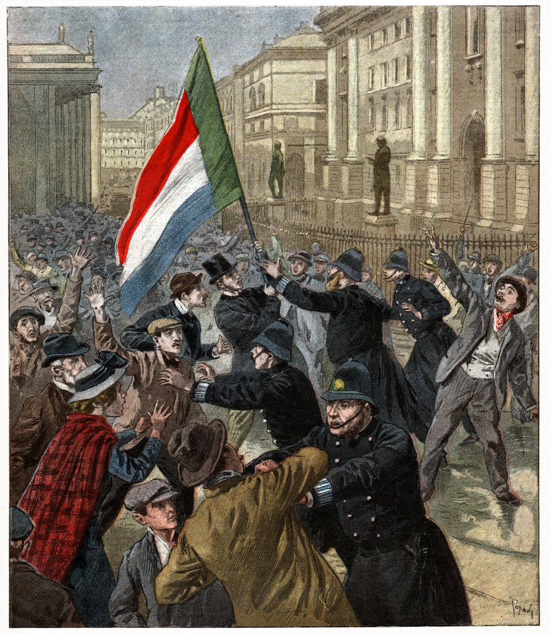Manifestaciones en Dublín de . .
