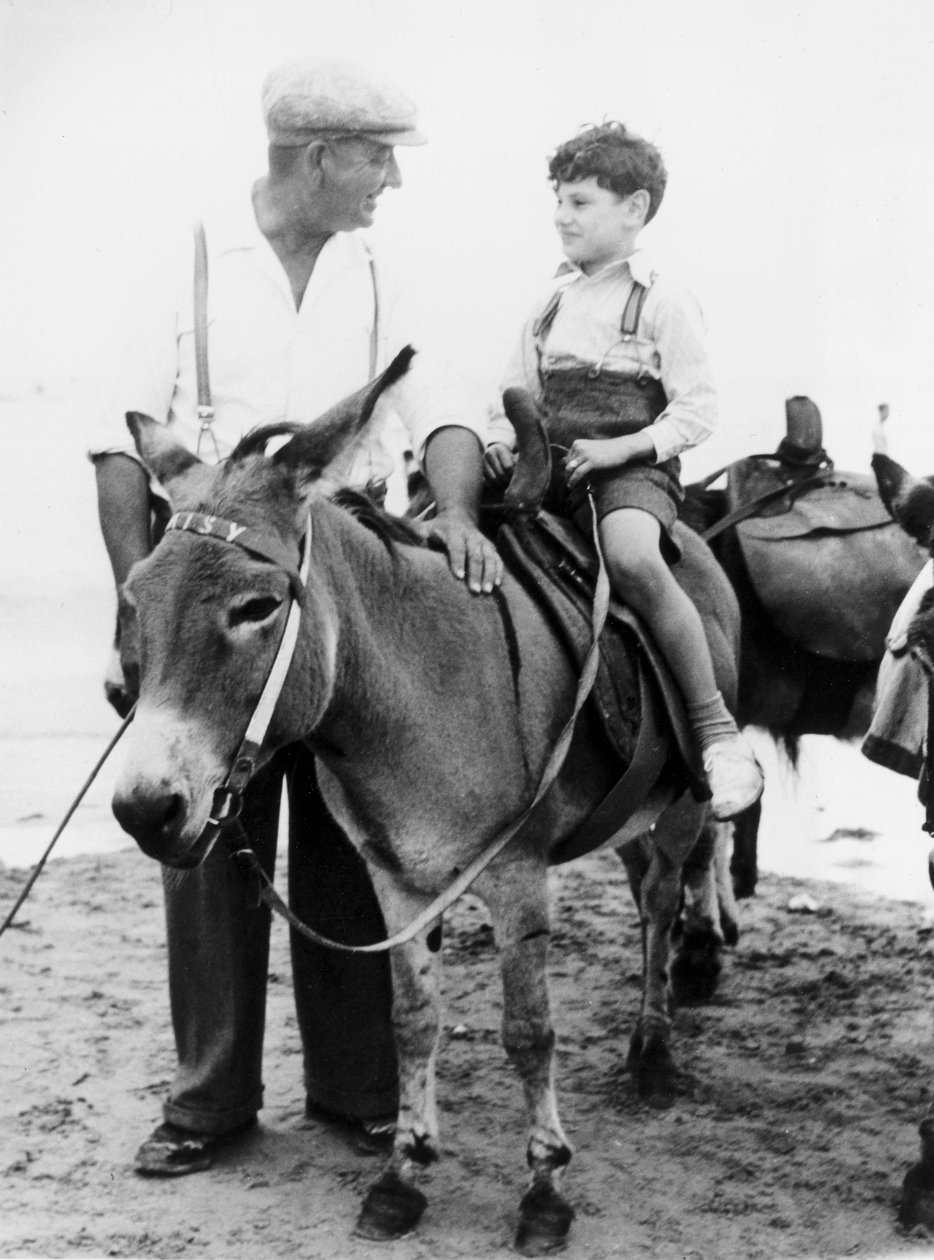 Paseo en burro en Margate, Kent, 3 de agosto de 1949 de Ferdinand Georg Waldmuller