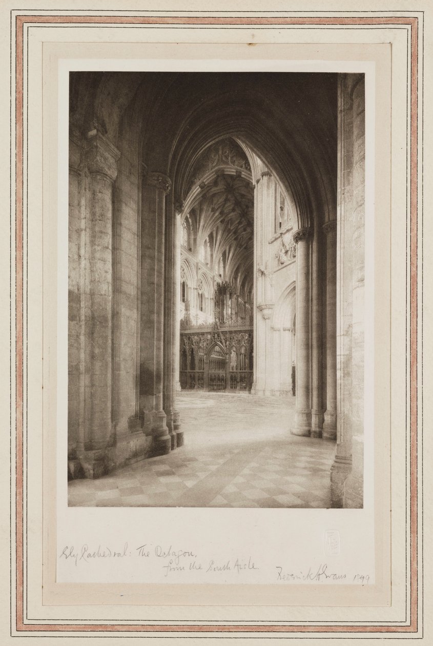 Catedral de Ely, el Octágono desde el Pasillo Sur de John Pardon
