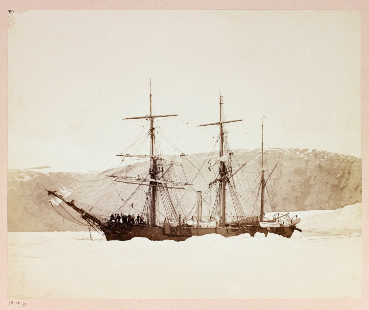 Expedición en el Ártico (1875-1876) del capitán George Nares (1831-1915) de Frederick (attr. to) Barnard