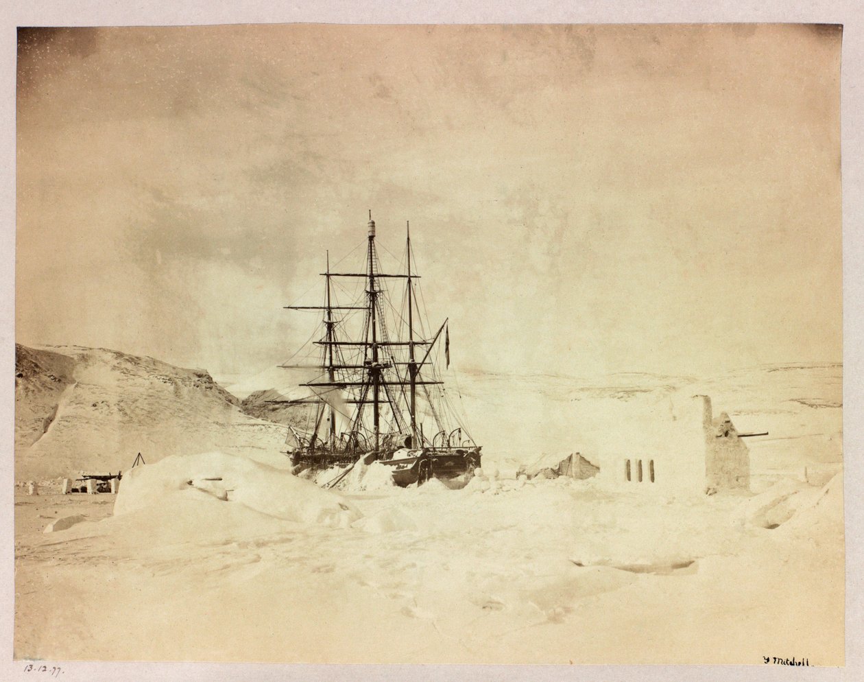 Expedición en el Ártico (1875-1876) del capitán George Nares (1831-1915) de Frederick (attr. to) Barnard