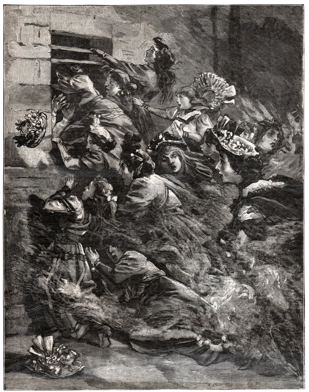 Incendio en el Bazar de la Caridad de . .