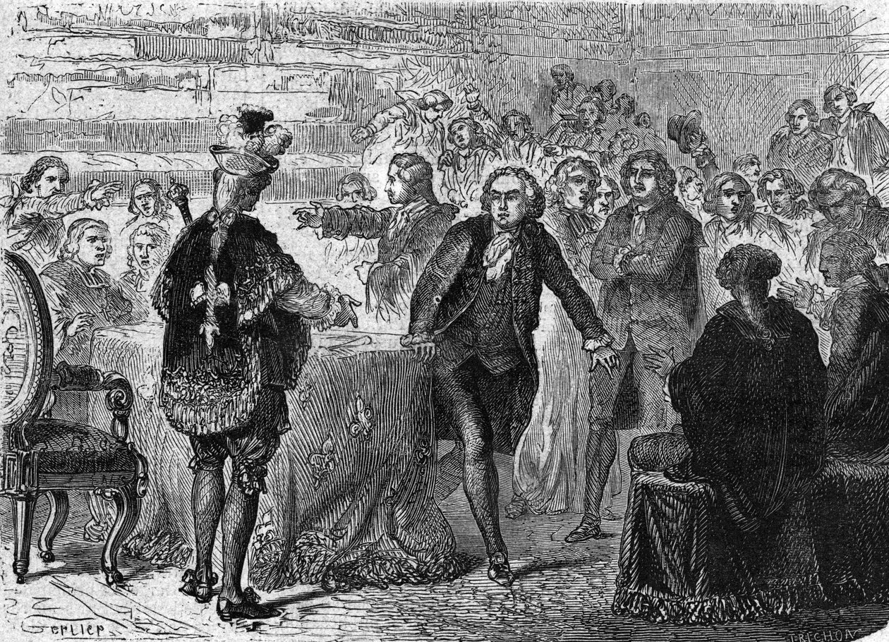 Revolución Francesa: Mirabeau frente a Dreux-Brézé, 23 de junio de . .