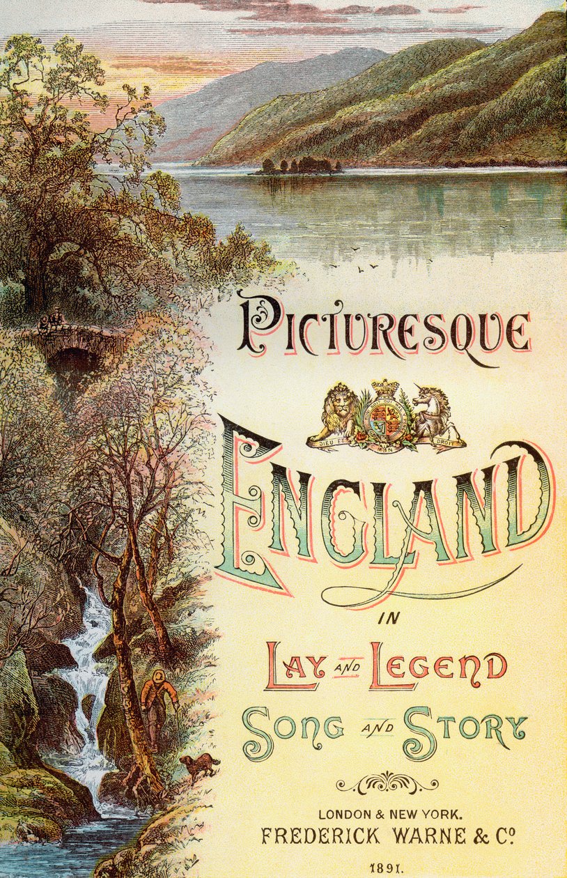 Frontispicio del libro Inglaterra Pintoresca, Sus Monumentos y Lugares Históricos, publicado en 1891 de . .