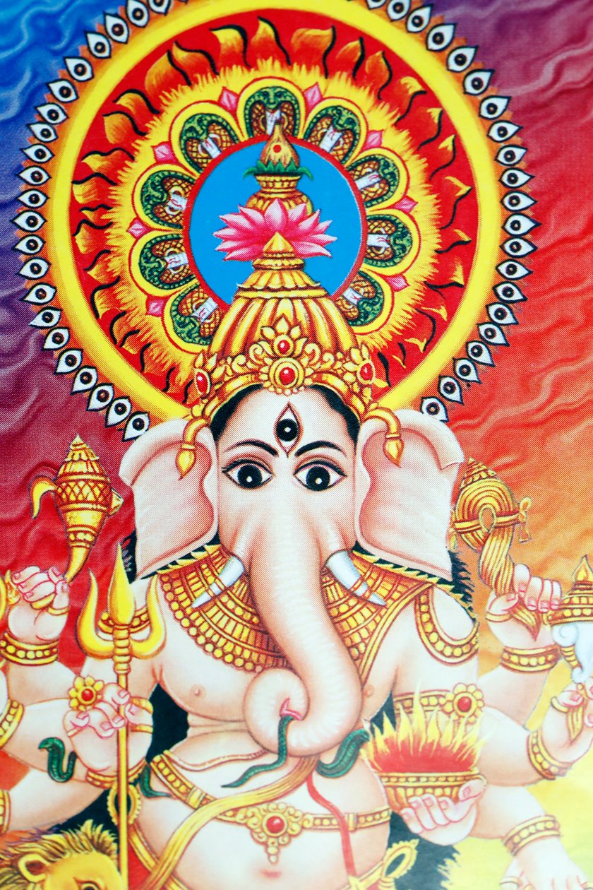 Ganesha o Ganapati: el dios hindú con cabeza de elefante de . .