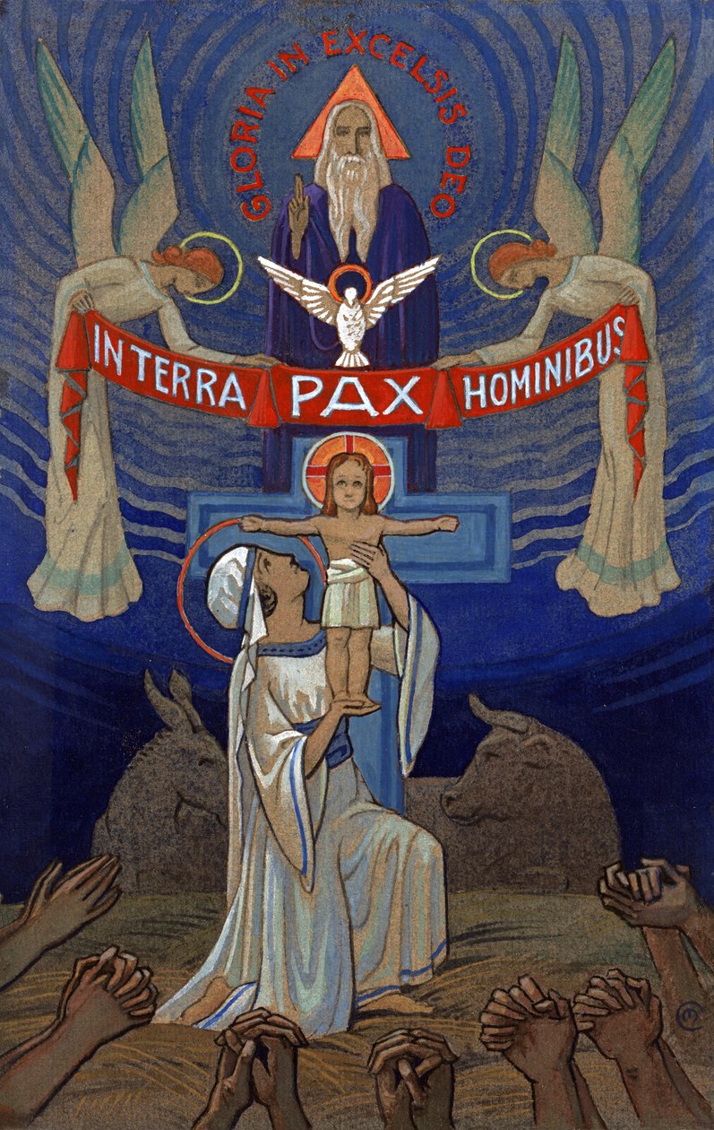 Gloria In Excelsis Deo. circa 1930 (ilustración) de . .