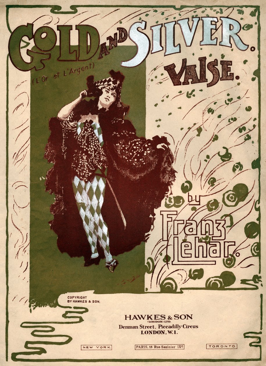 Oro y plata, vals de Franz Lehar, circa 1904 de . .