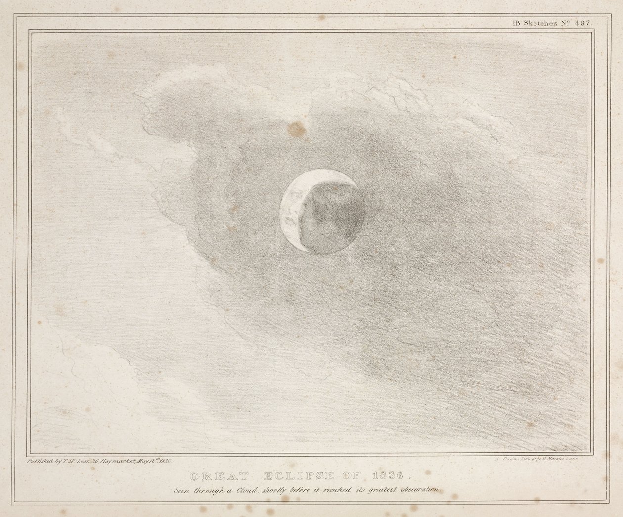 Gran Eclipse de 1836 de John Pardon