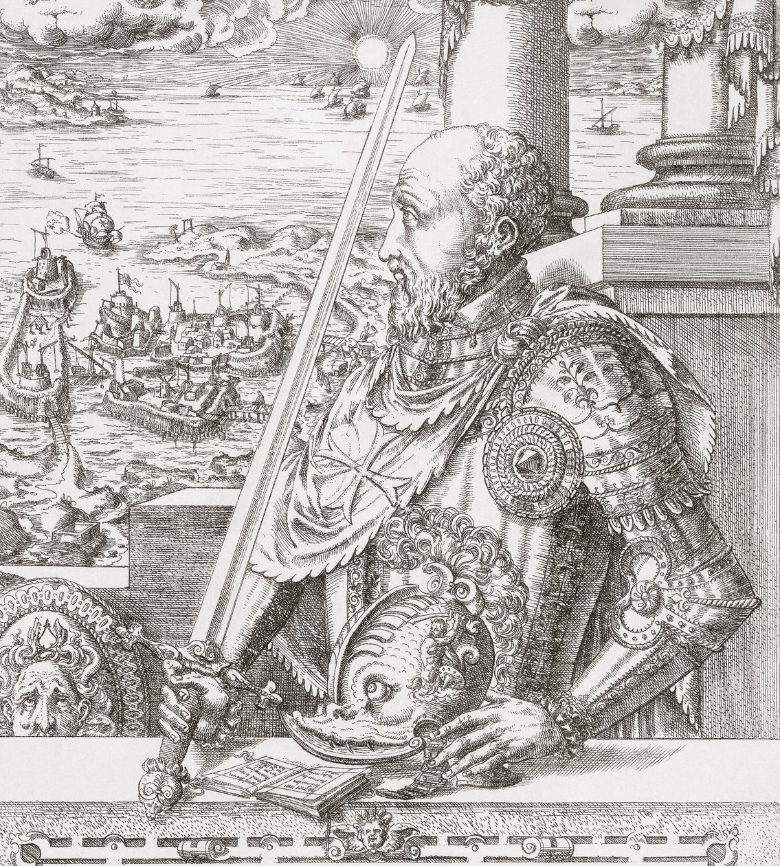 Jean Parisot de la Valette, retrato de . .