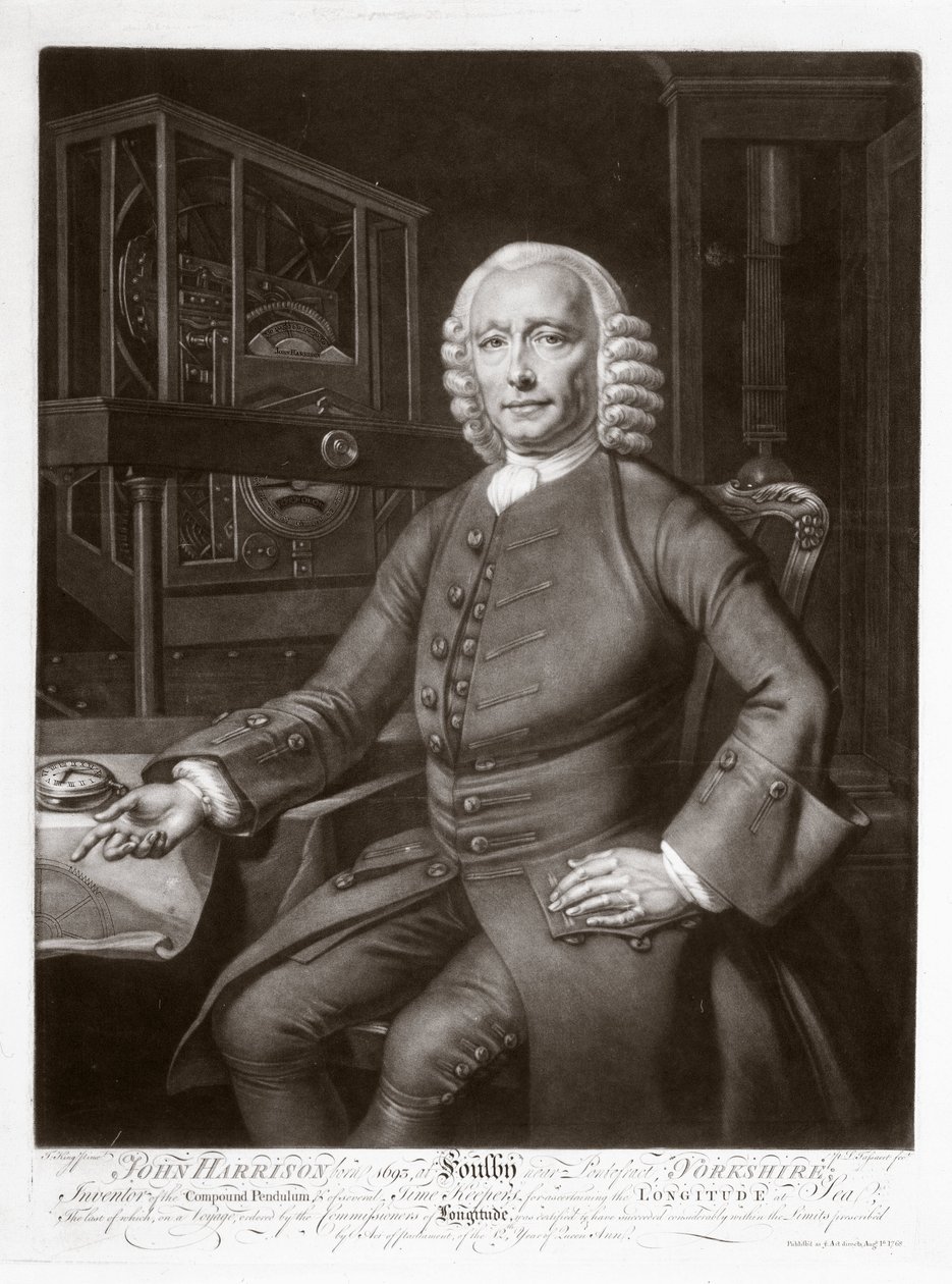 John Harrison, inventor y relojero inglés de Frederick (attr. to) Barnard