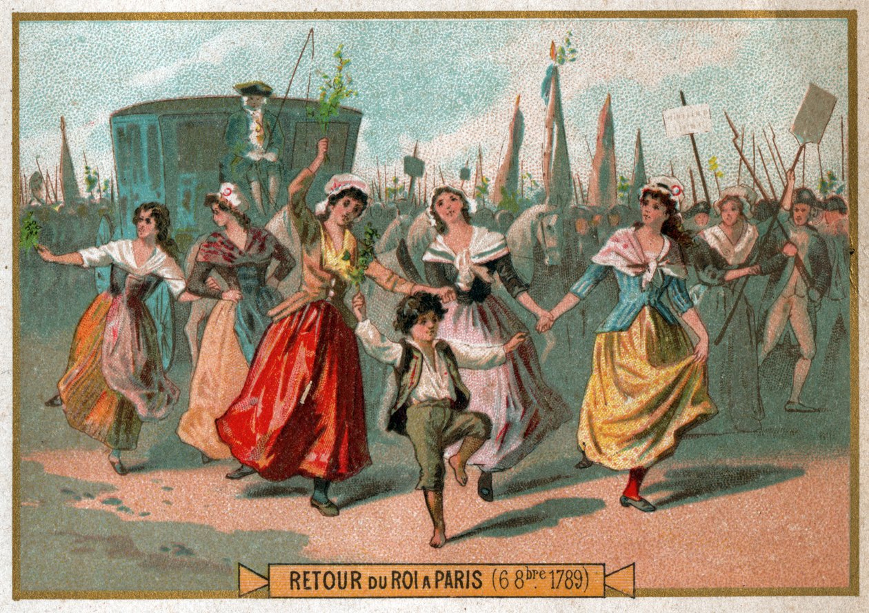 Marcha de las mujeres sobre Versalles de Ferdinand Georg Waldmuller