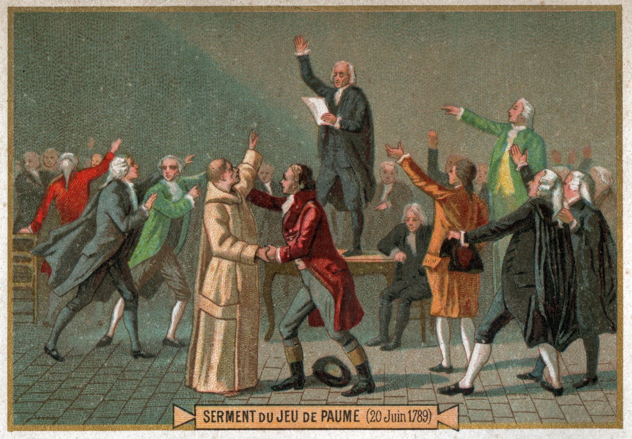 El juramento del Juego de Pelota de Ferdinand Georg Waldmuller