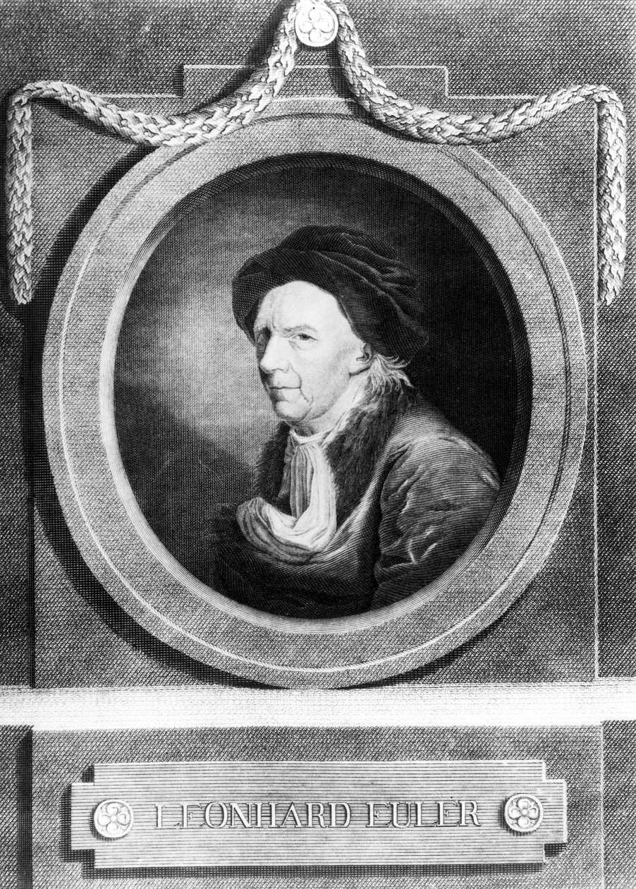 Leonhard Euler, matemático suizo, finales del siglo XVIII de Frederick (attr. to) Barnard