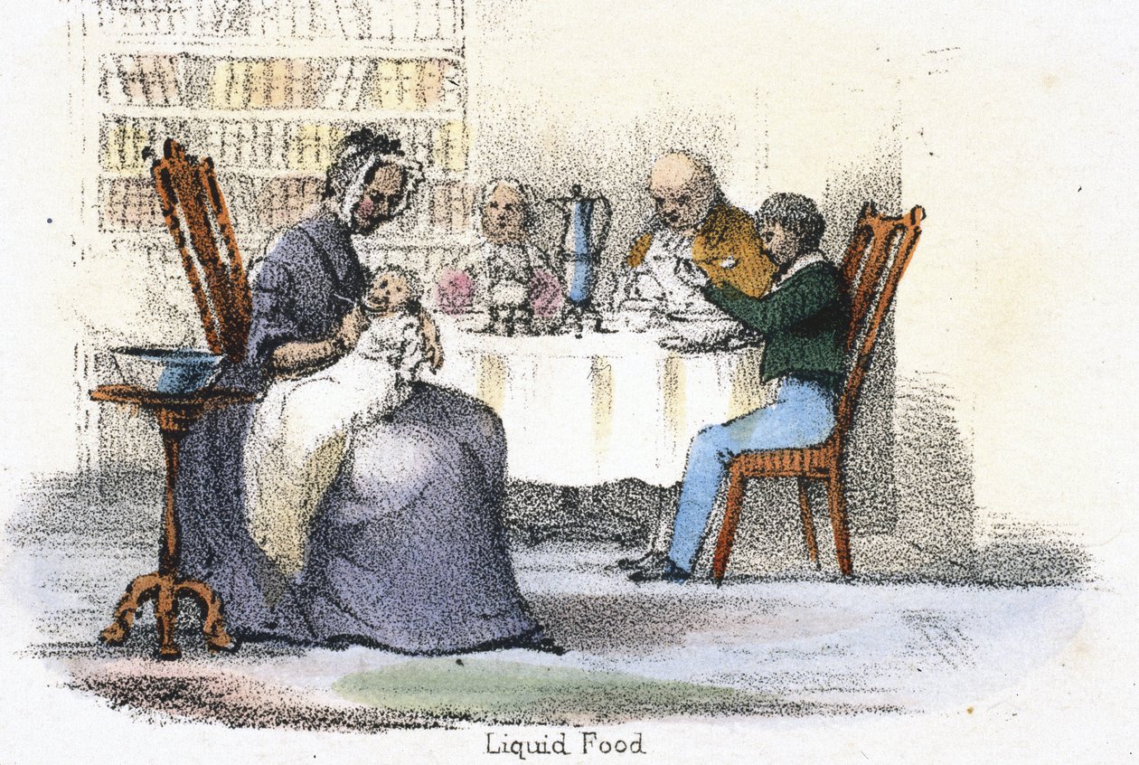 Comida líquida, c. 1845 de Frederick (attr. to) Barnard