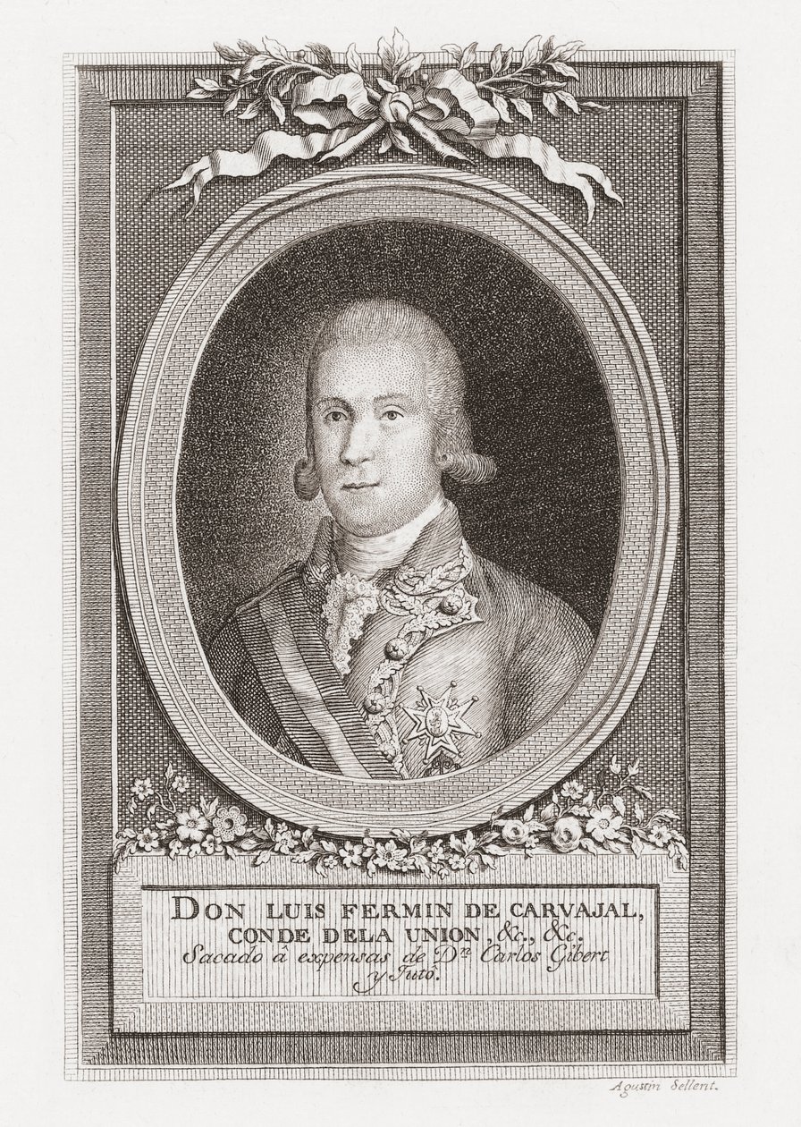 Luis Fermín de Carvajal, Conde de la Unión. Retrato. de . .