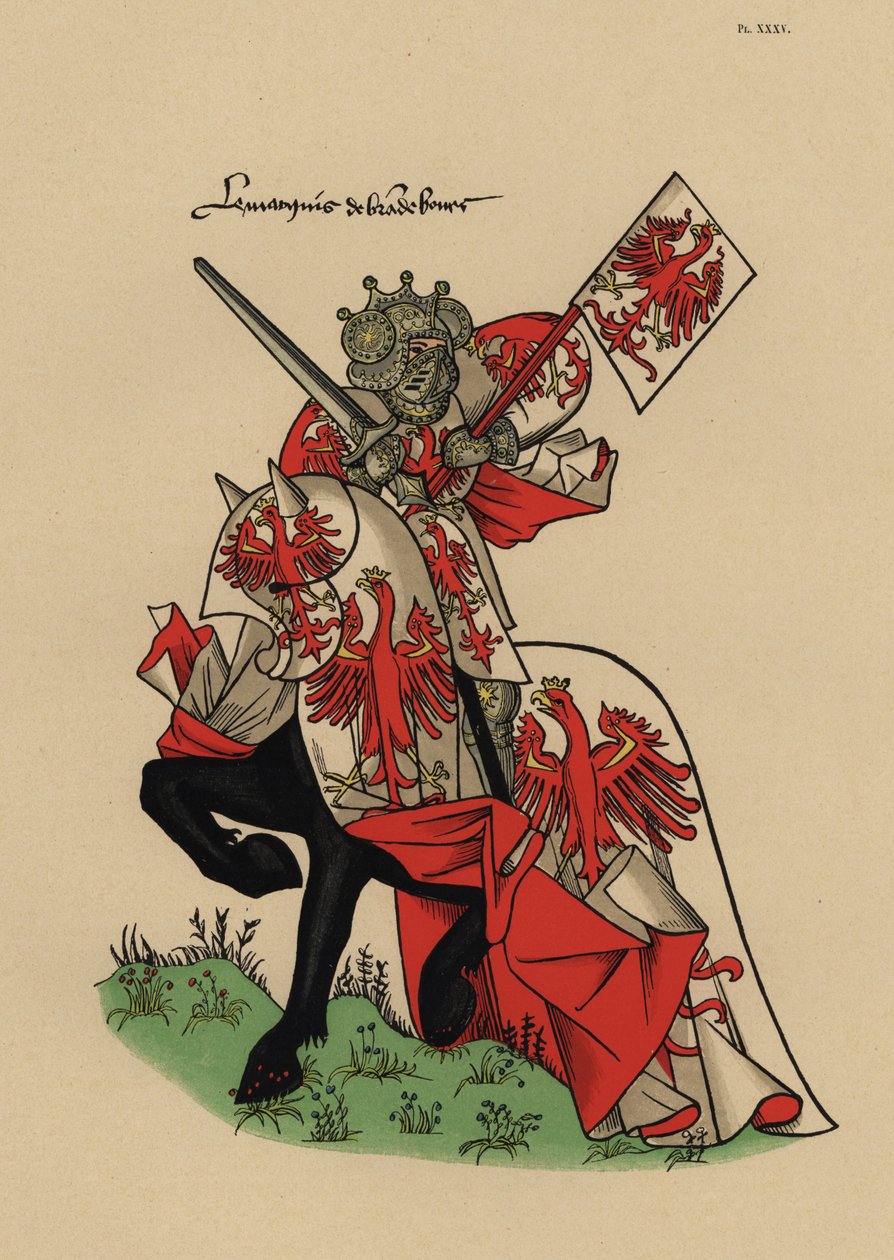 Marqués de Brandeburgo, Marquis de Brandenberg, con estandarte de John Pardon