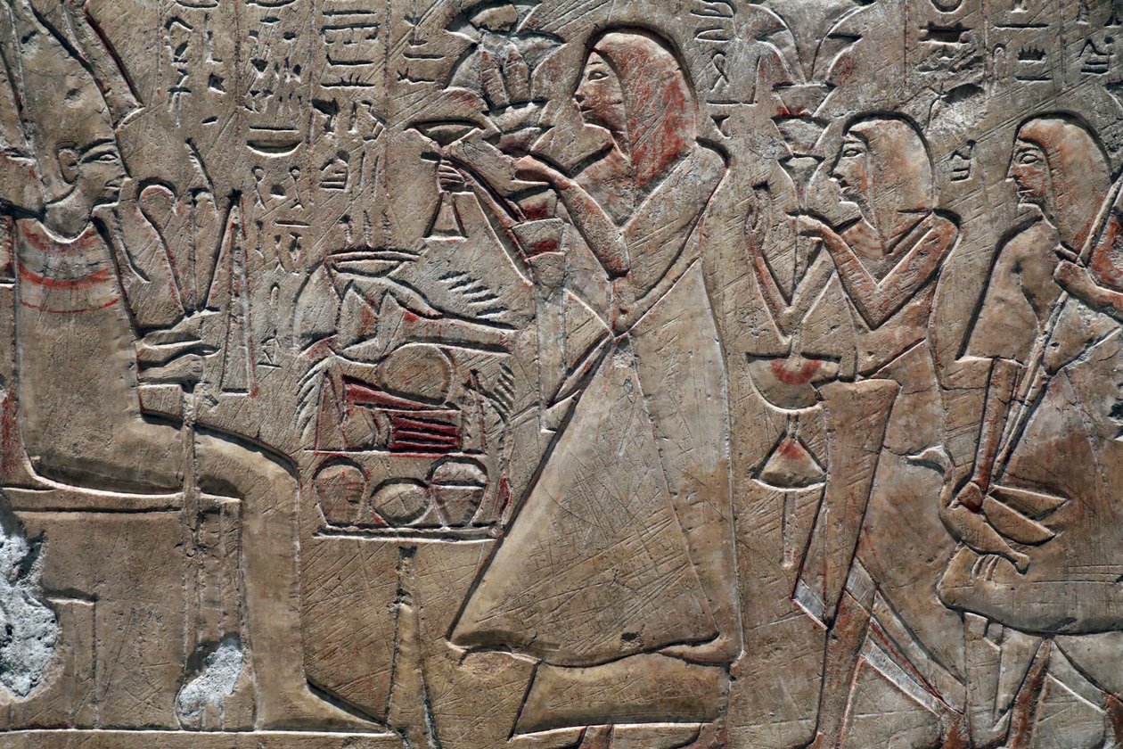 Museo de Bellas Artes, Lyon, Francia Huyu ofreciendo ofrendas a Osiris de John Pardon