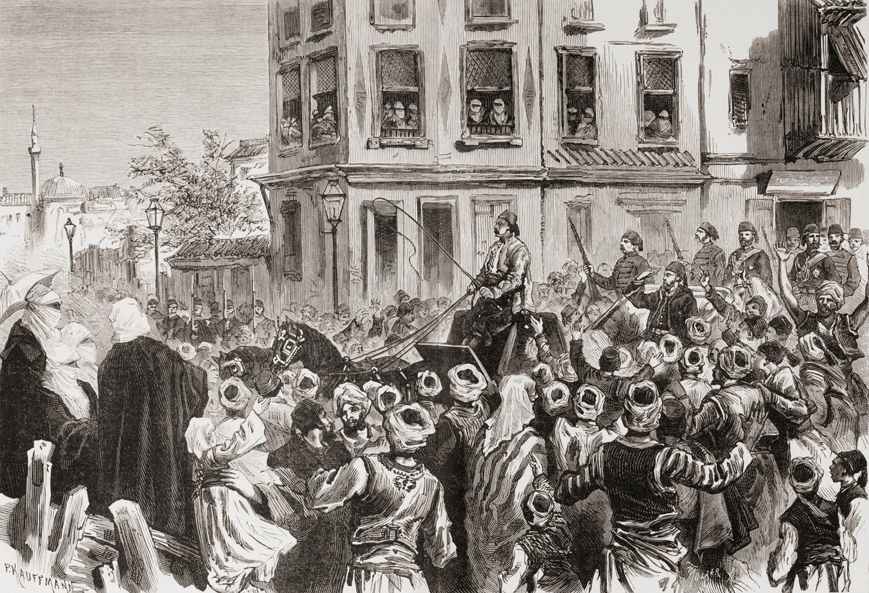 Osman Pasha regresa a Constantinopla en 1878 de . .