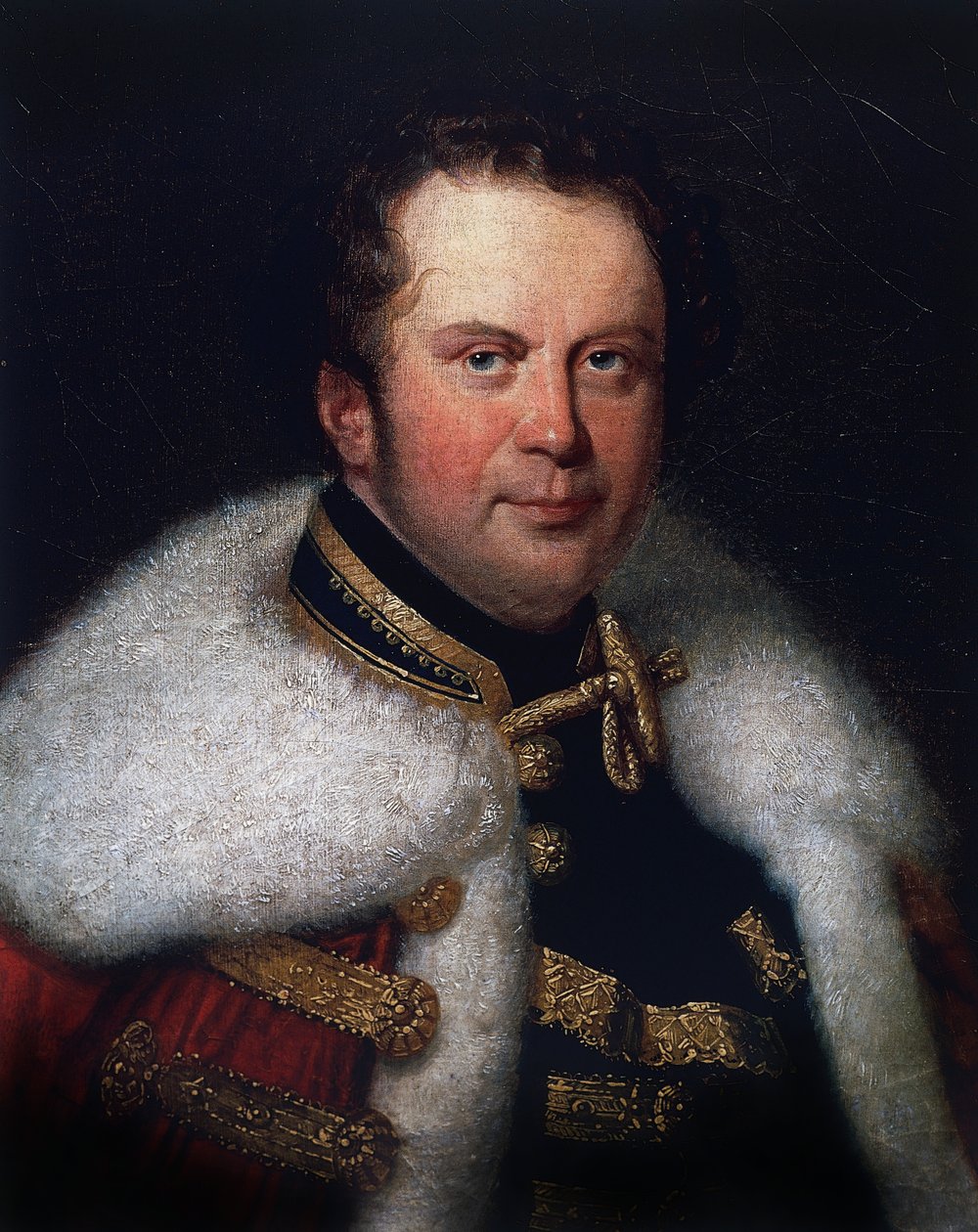Retrato de Franz Brunsvik (1777-1849), chelista eslovaco y director del teatro municipal en Budapest de William Walcutt