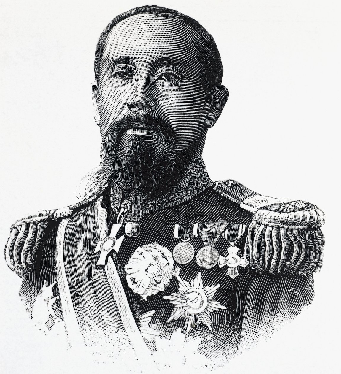 Retrato de Ito Hirobumi (1841-1909), político japonés de William Walcutt