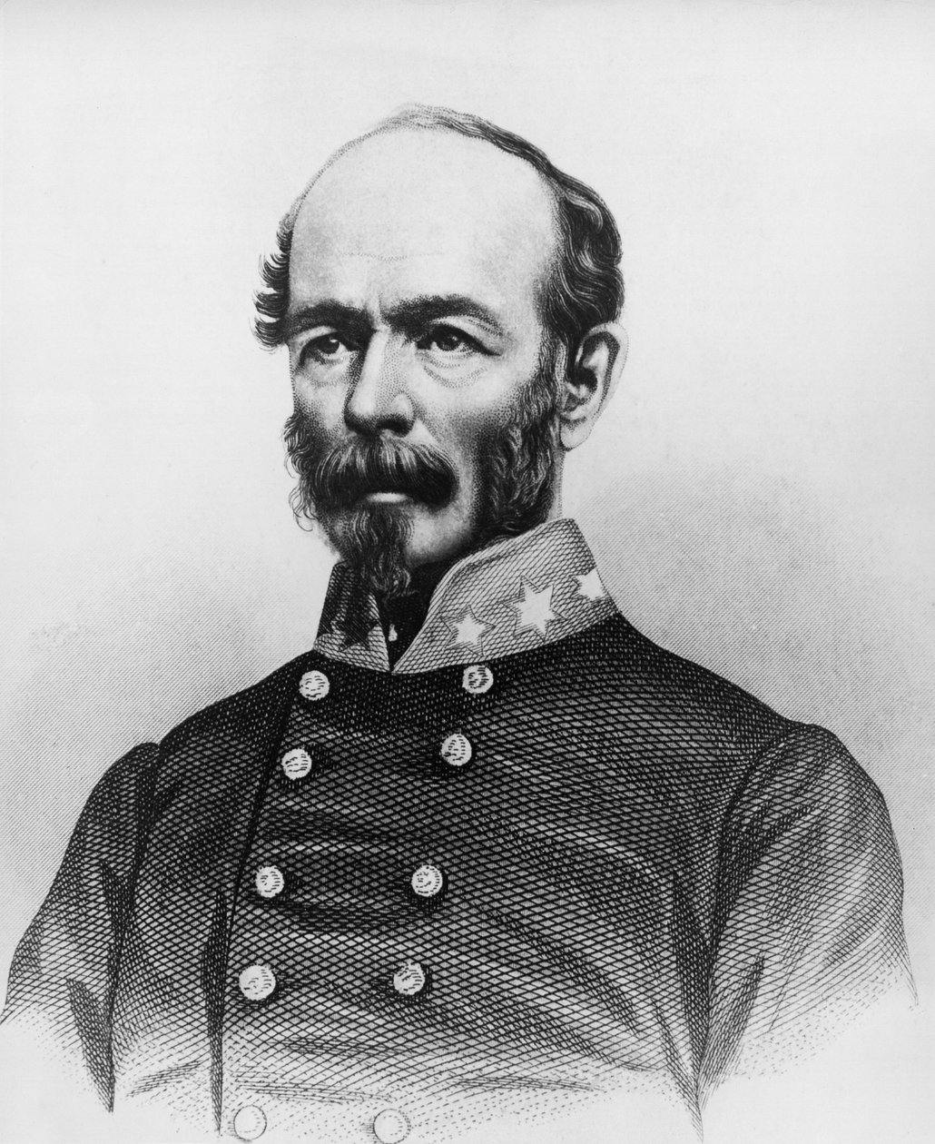 Retrato de Joseph Eggleston Johnston (1807-1891), oficial del ejército estadounidense de William Walcutt
