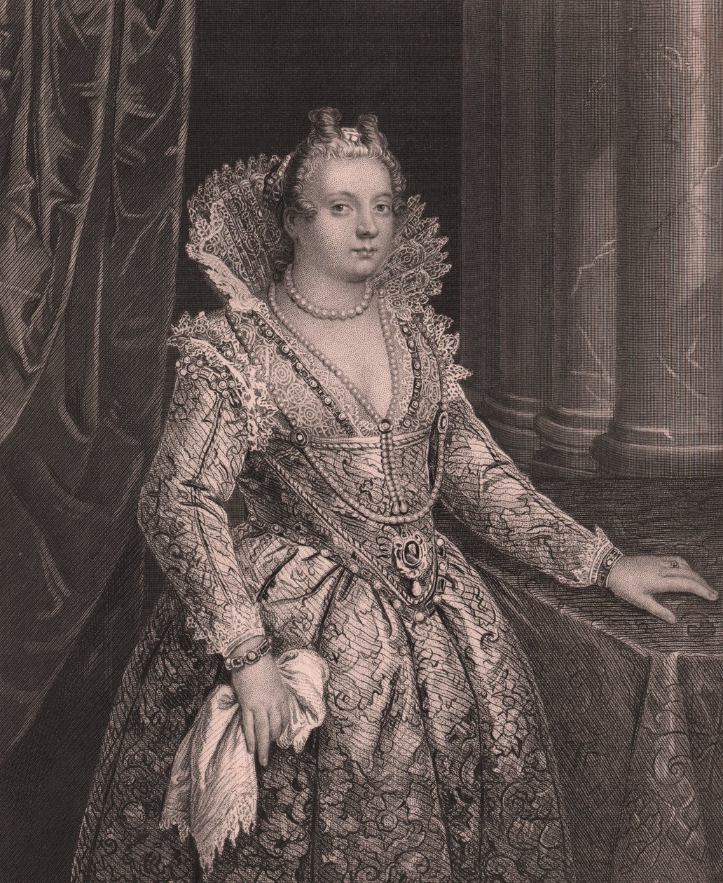 Retrato de María de Médici (1575-1642), Reina de Francia de William Walcutt