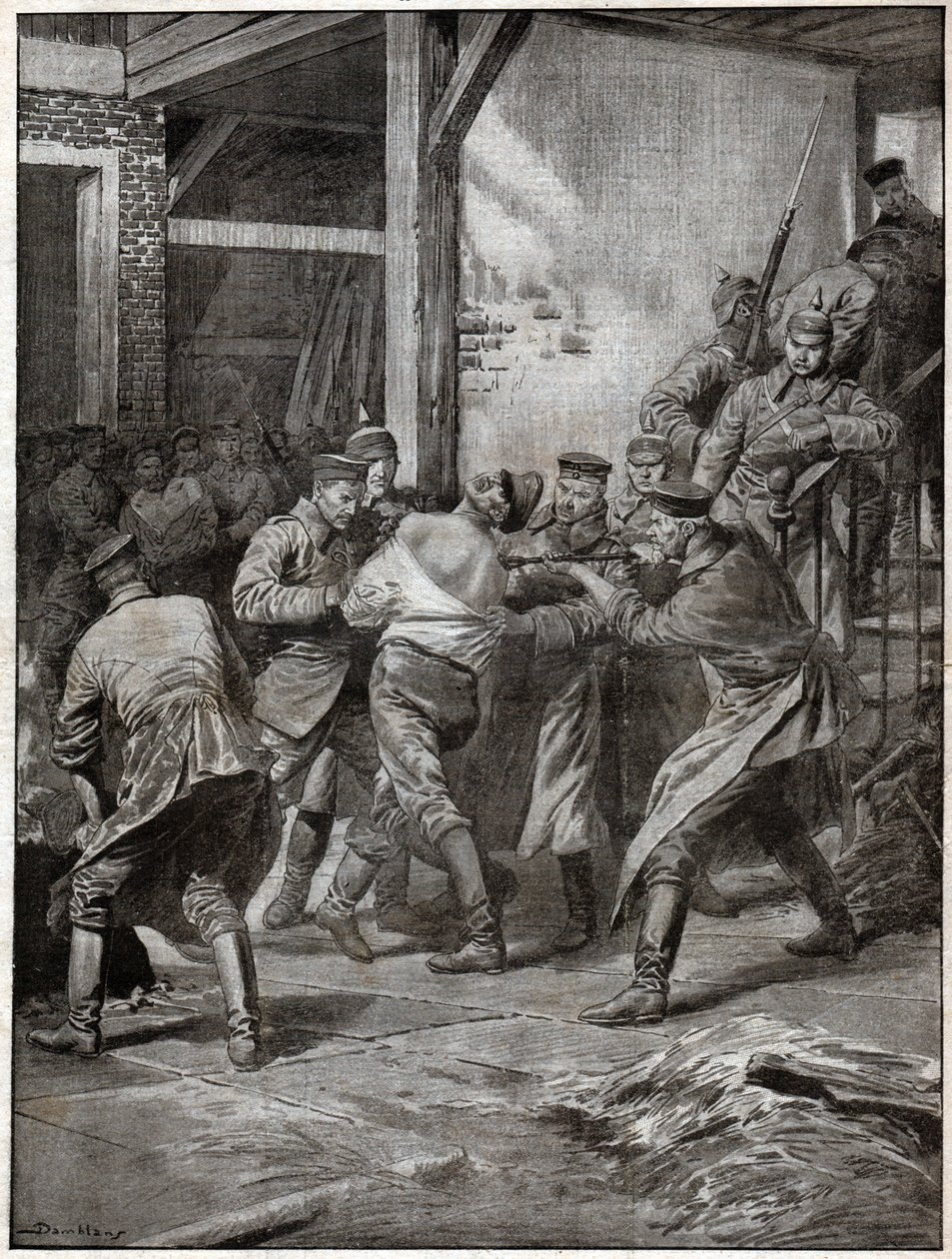Prisioneros rusos durante la Primera Guerra Mundial de Ferdinand Georg Waldmuller