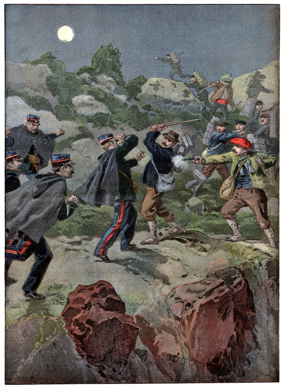 Contrabandistas en Francia de . .