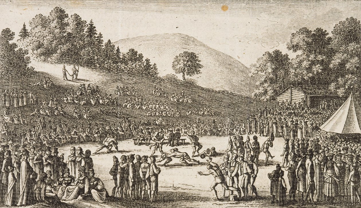Suiza Unspunnenfest de Frederick (attr. to) Barnard