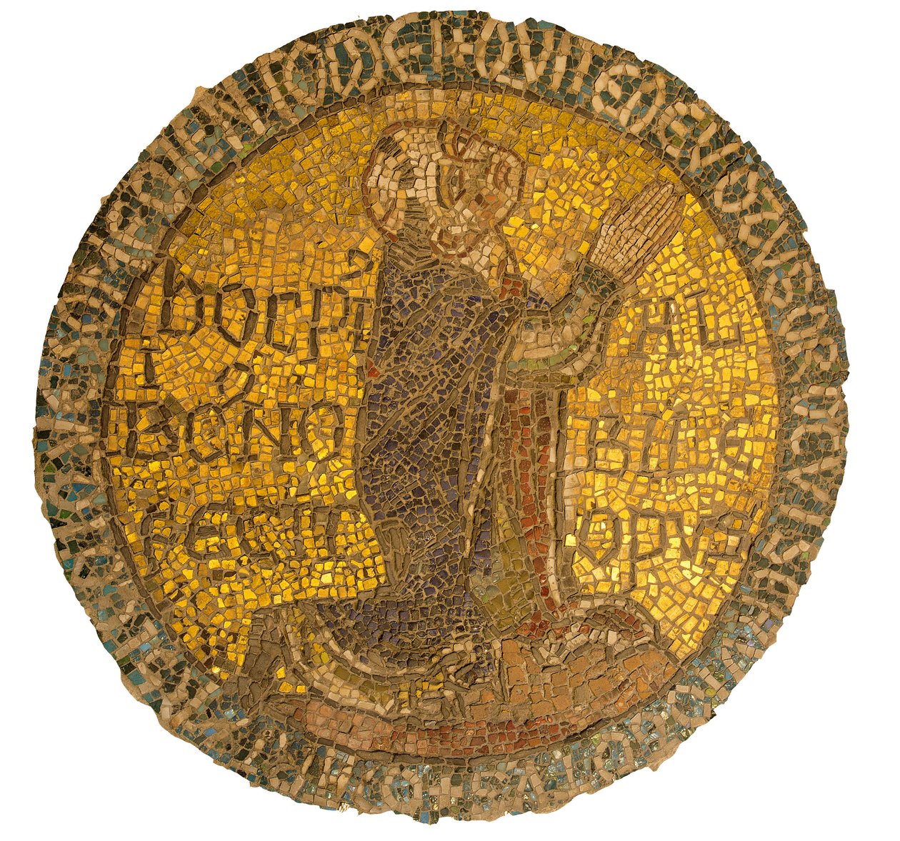 El monje Alberic (San Aubry de Citeaux, fallecido en 1109) en oración - Basílica de Saint-Denis (Saint Denis) - Francia, Ile-de-France, Seine-Saint-Denis de . .