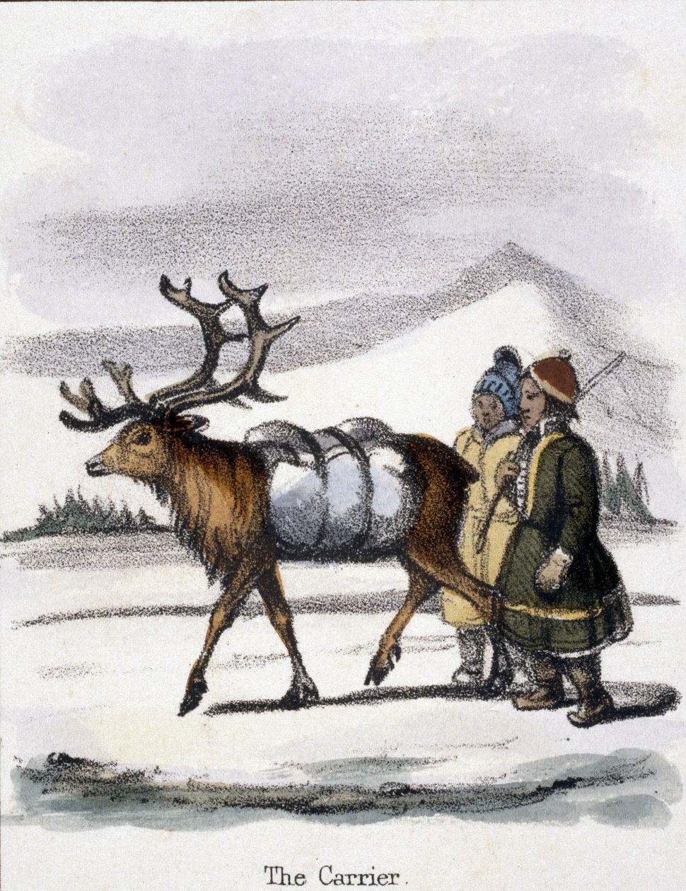 El transportista, c. 1845 de Frederick (attr. to) Barnard