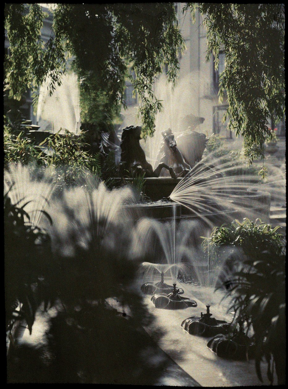 La Fuente de Neptuno, Cheltenham, c. 1910 de Frederick (attr. to) Barnard