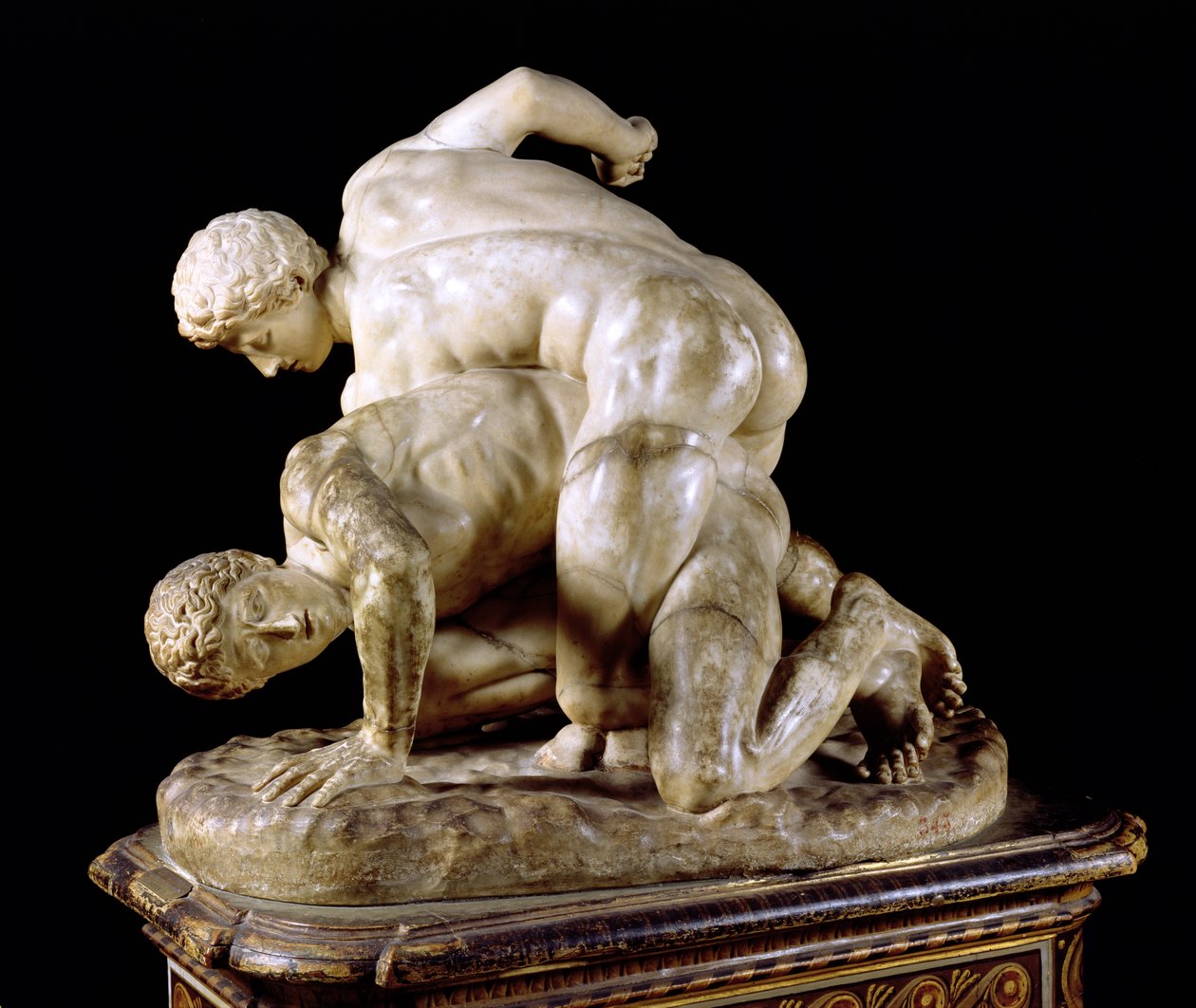 El Luchador, copia de escultura griega del siglo III a.C. de Hippolyte Lalaise Devéria