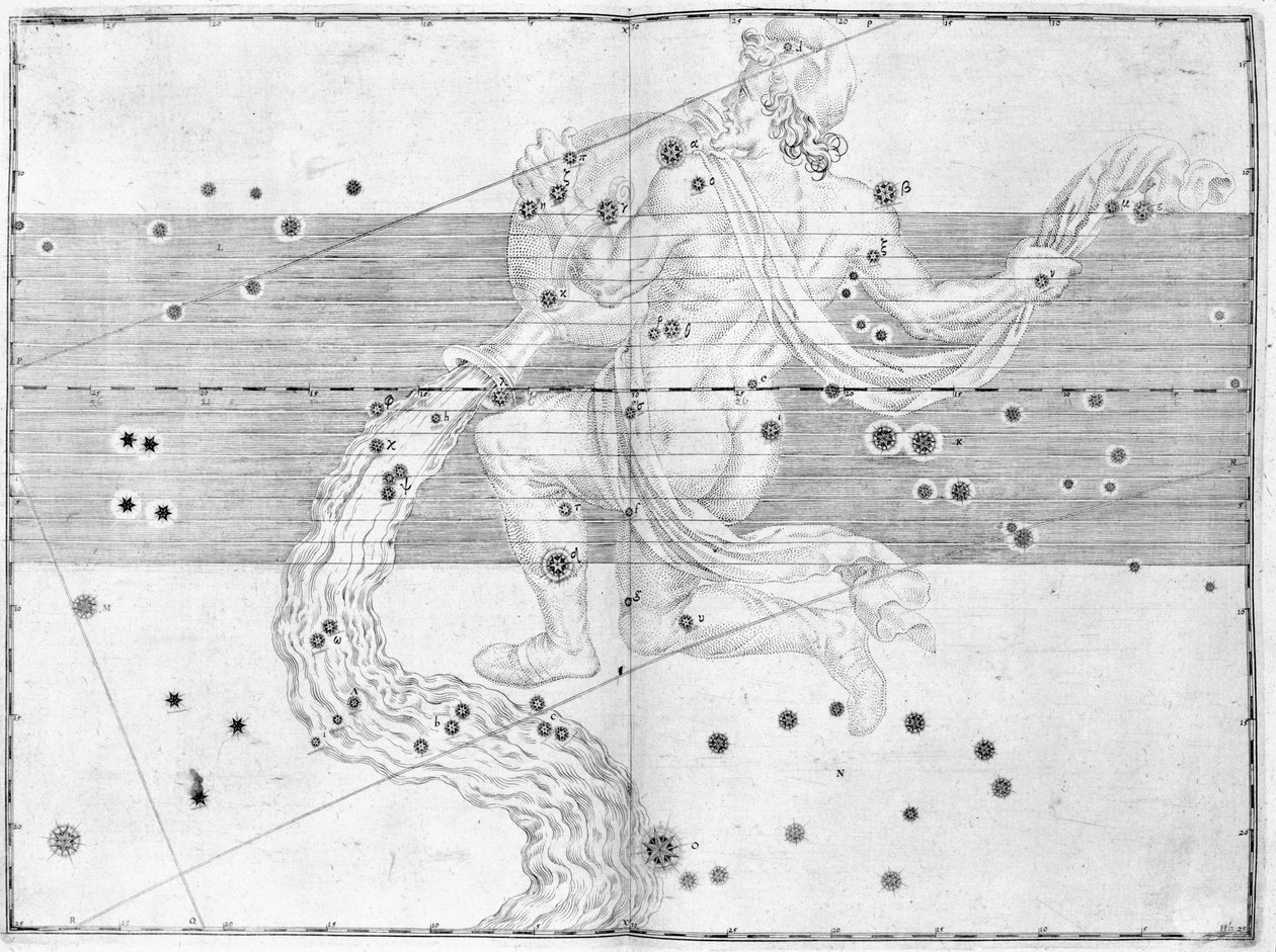 La constelación de Acuario de Frederick (attr. to) Barnard