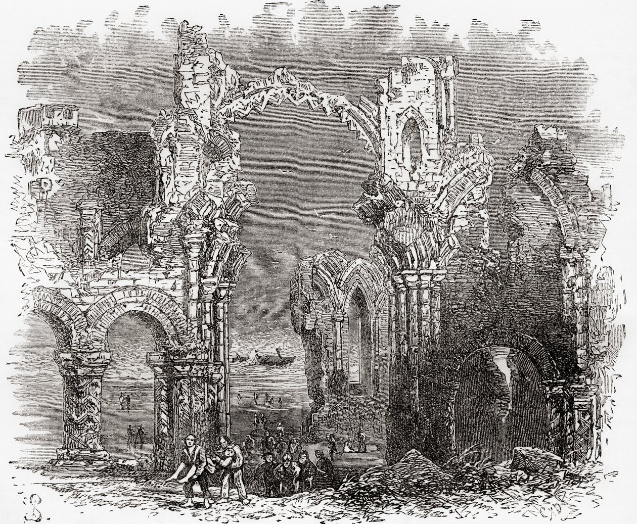 El monasterio de Lindisfarne de . .