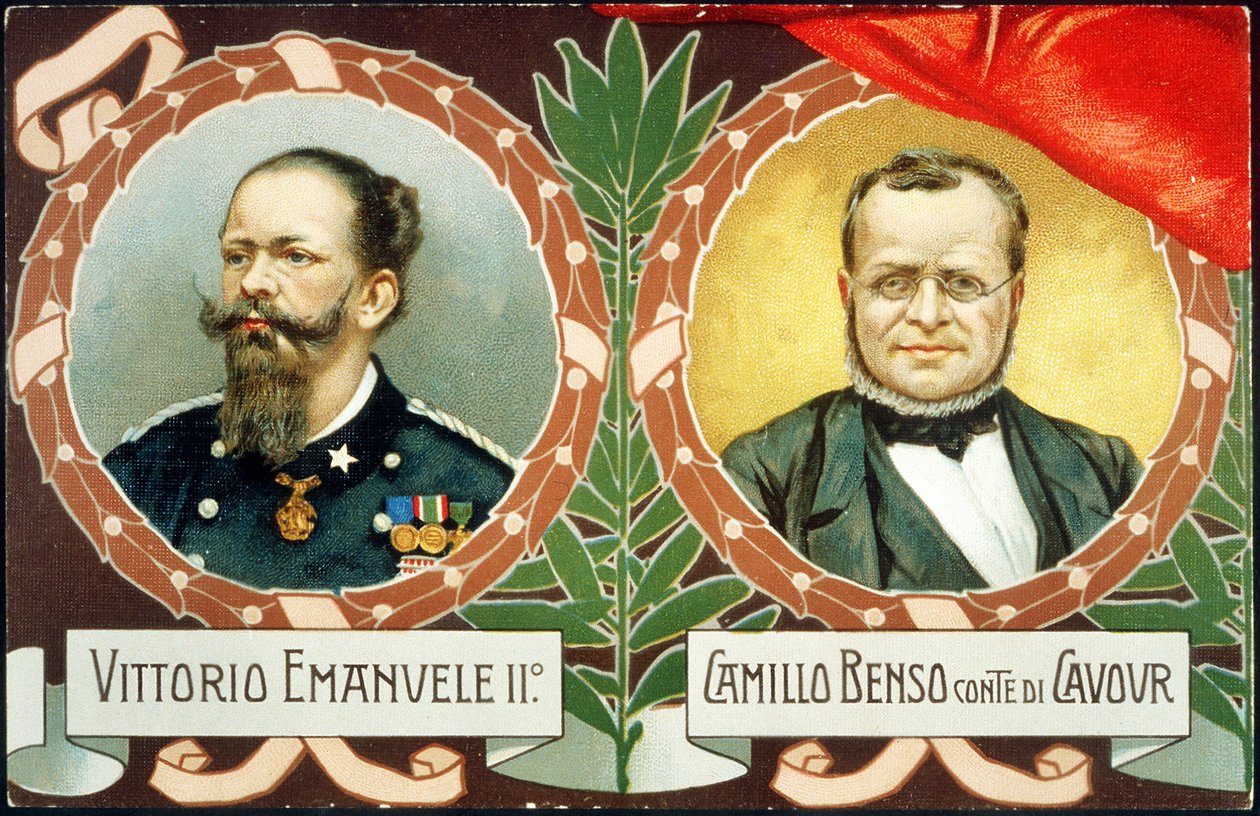 VITTORIO EMANUELE II Y CAVOUR 1911 de . .
