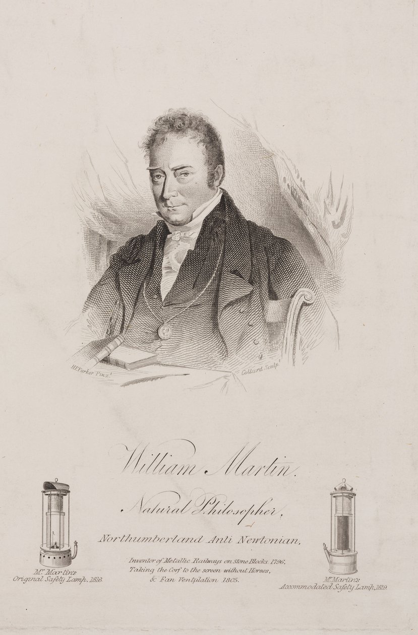 William Martin, poeta y físico inglés, c 1820s de Frederick (attr. to) Barnard