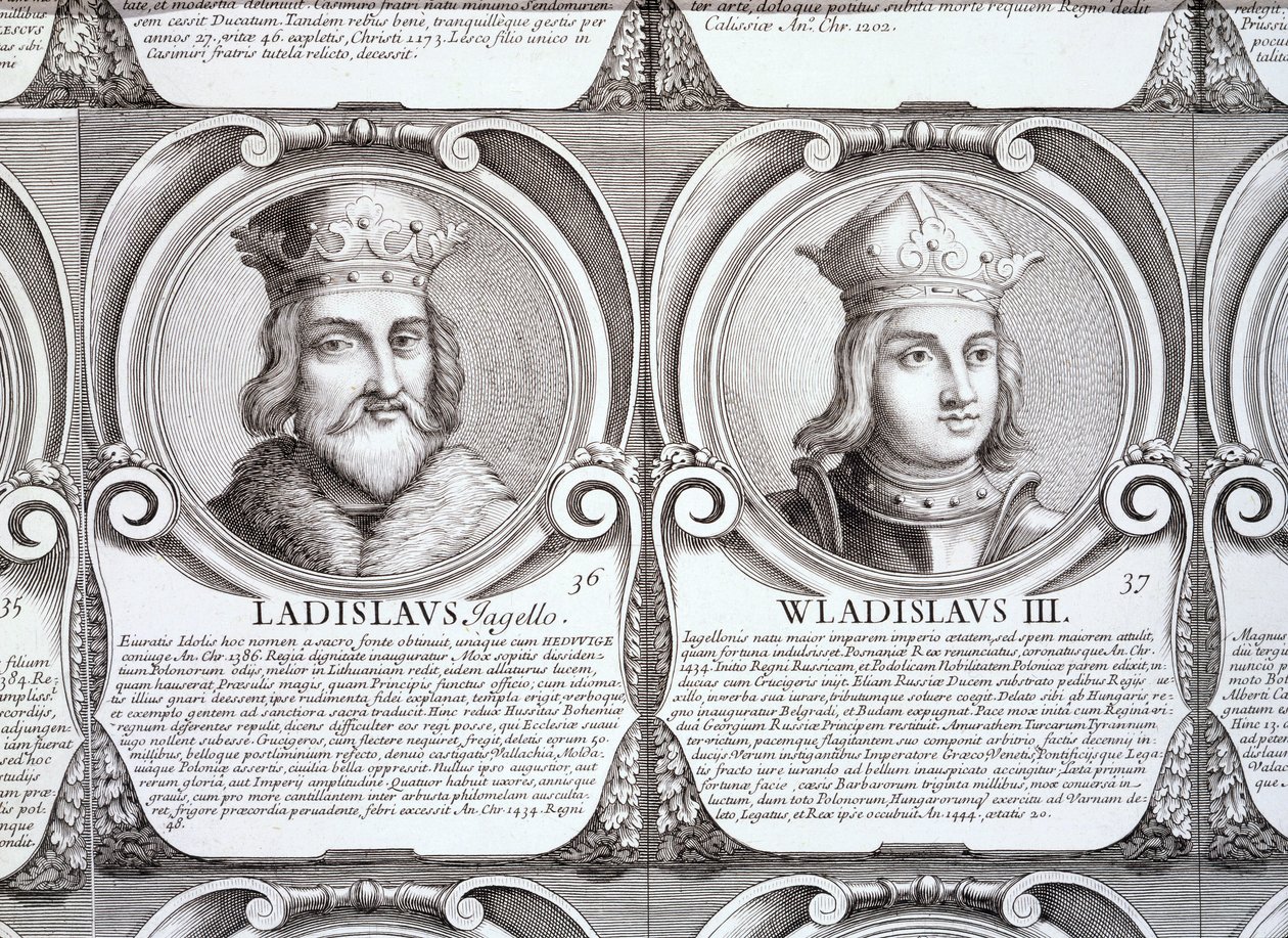 Wladyslaw II Jagiello y Wladyslaw III Warnenczyk, no. 36 y 37 de 