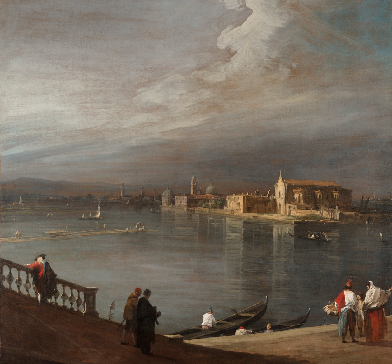 San Cristoforo, San Michele y Murano de la Fondamenta Nuove, Venecia de Canaletto