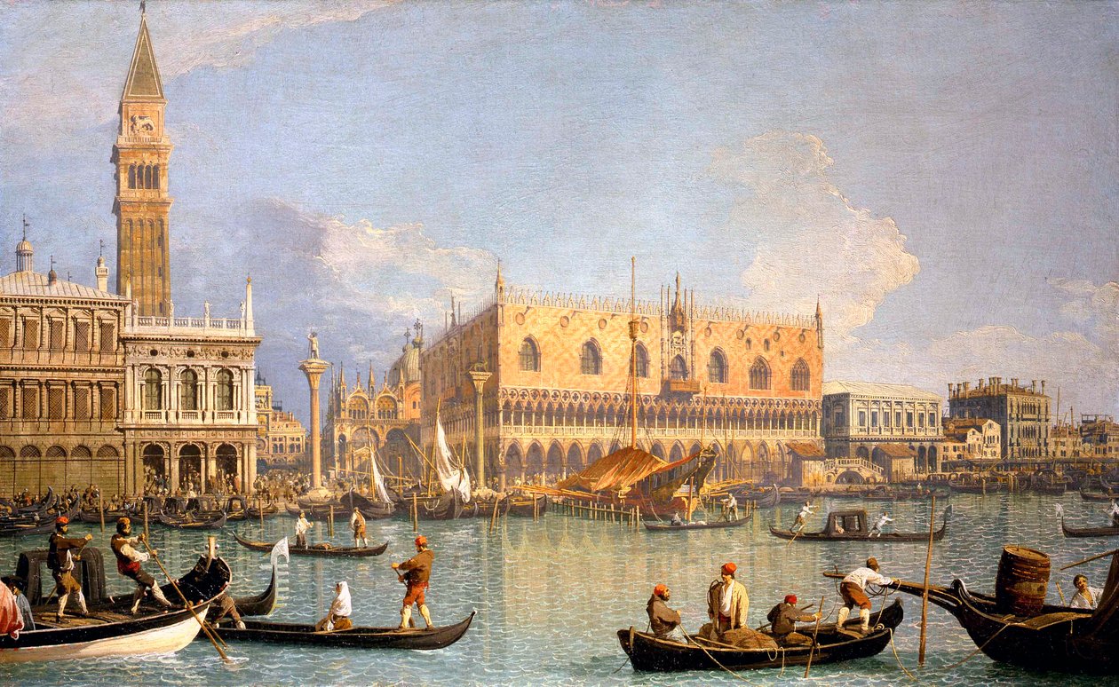 Vista del Palacio Ducal de Canaletto