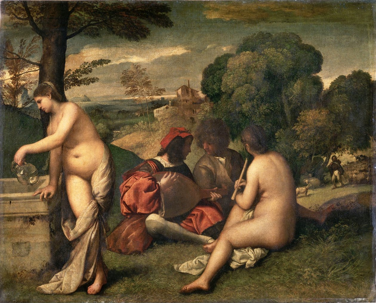 Concierto pastoral de Giorgione