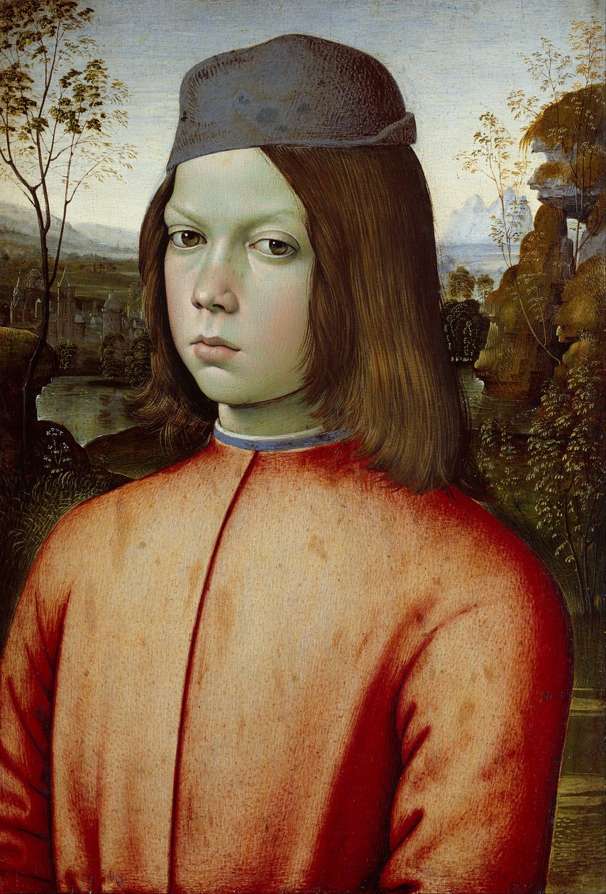 Retrato de un niño de Pinturicchio