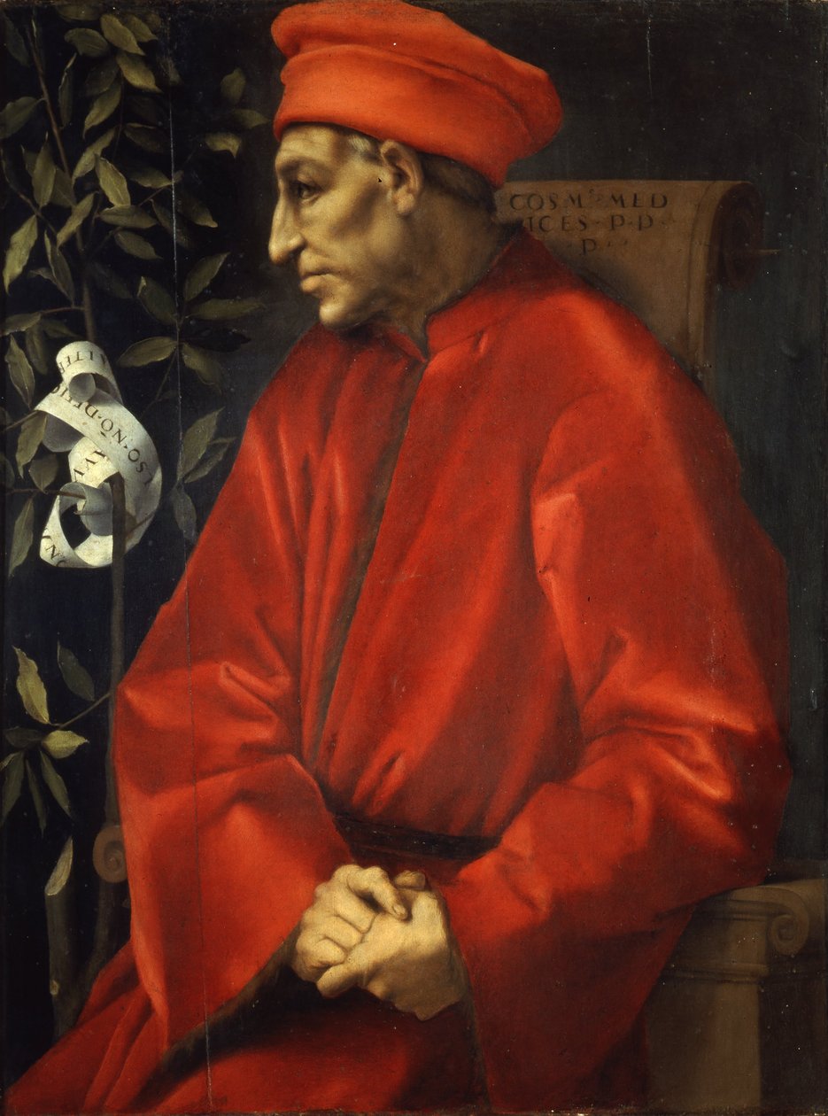 Retrato de Cosme el Viejo de Pontormo