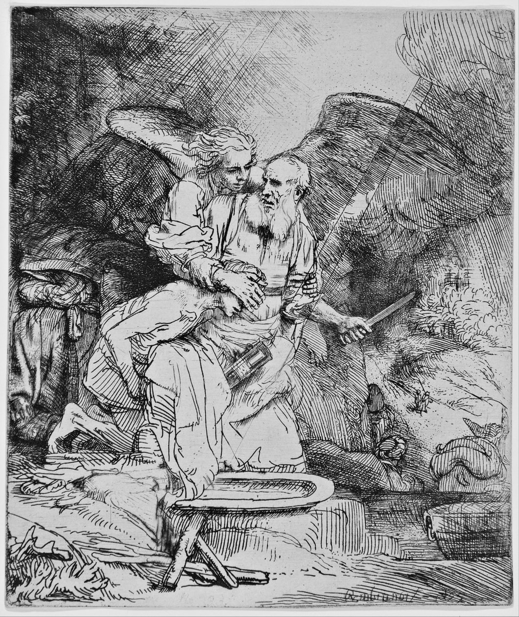 El sacrificio de Abraham de Rembrandt van Rijn