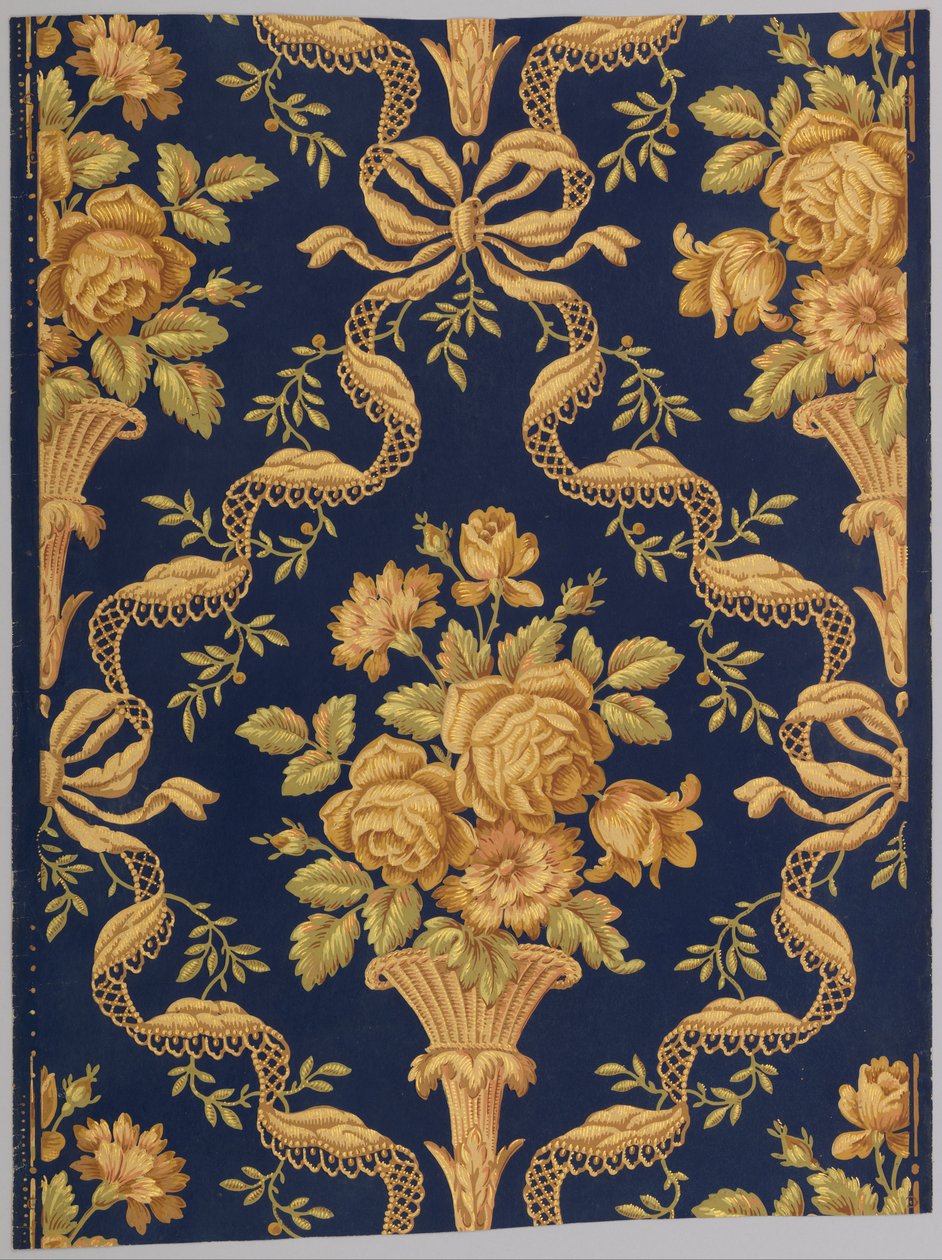 Brocado floral de Zuber and Cie