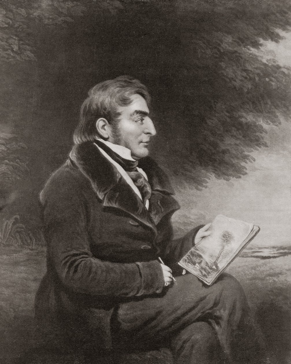 Joseph Mallord William Turner, de Bibbys Annual, publicado en 1910 de after English School