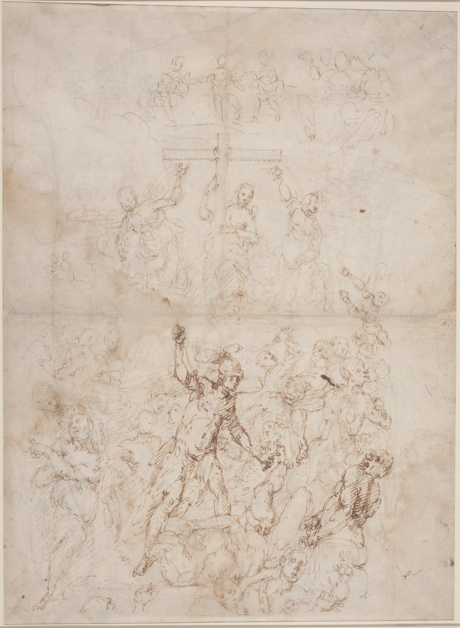 El juicio final de after Aurelio Lomi Giulio Benso